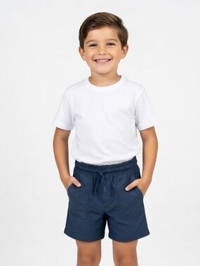 Boy’s Navy Blue Athletic Shorts